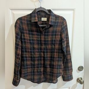 Simon Miller 100% Wool Flannel Button Down